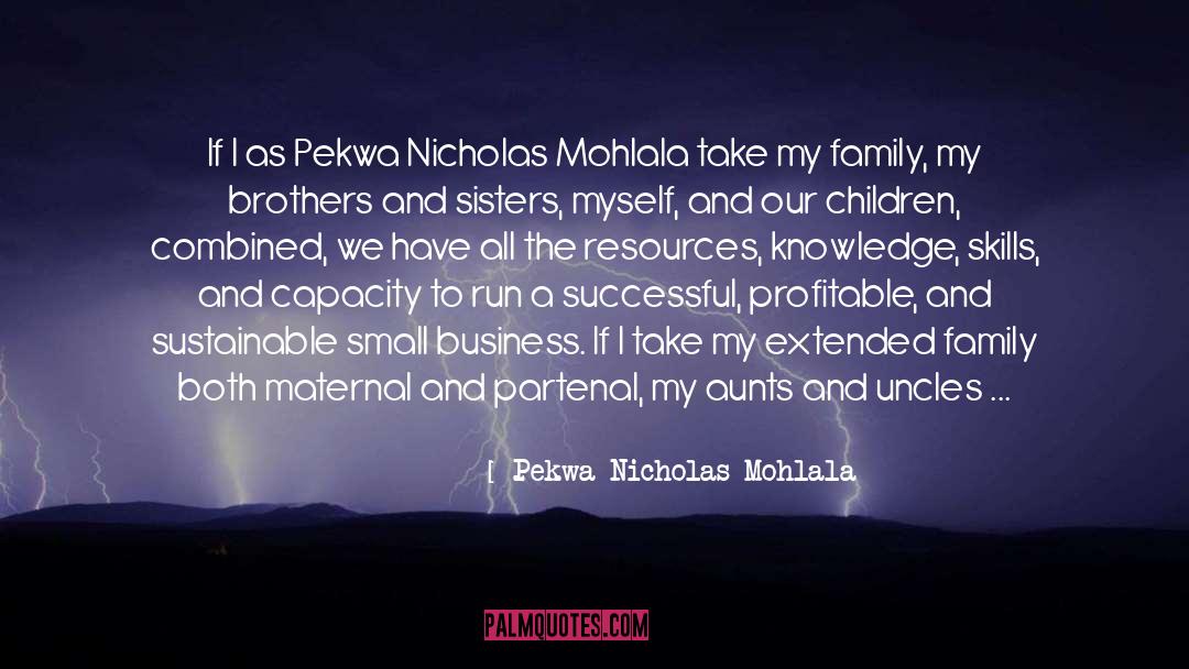 Big Business quotes by Pekwa Nicholas Mohlala