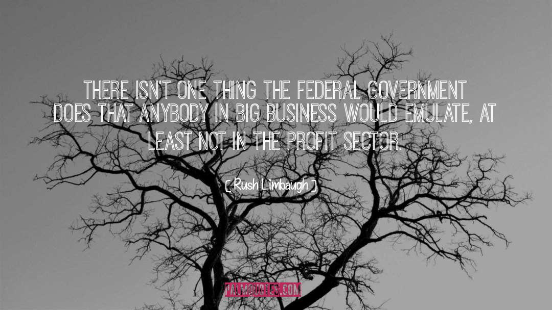 Big Business quotes by Rush Limbaugh