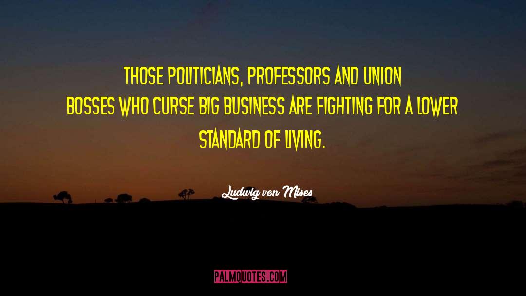 Big Business quotes by Ludwig Von Mises