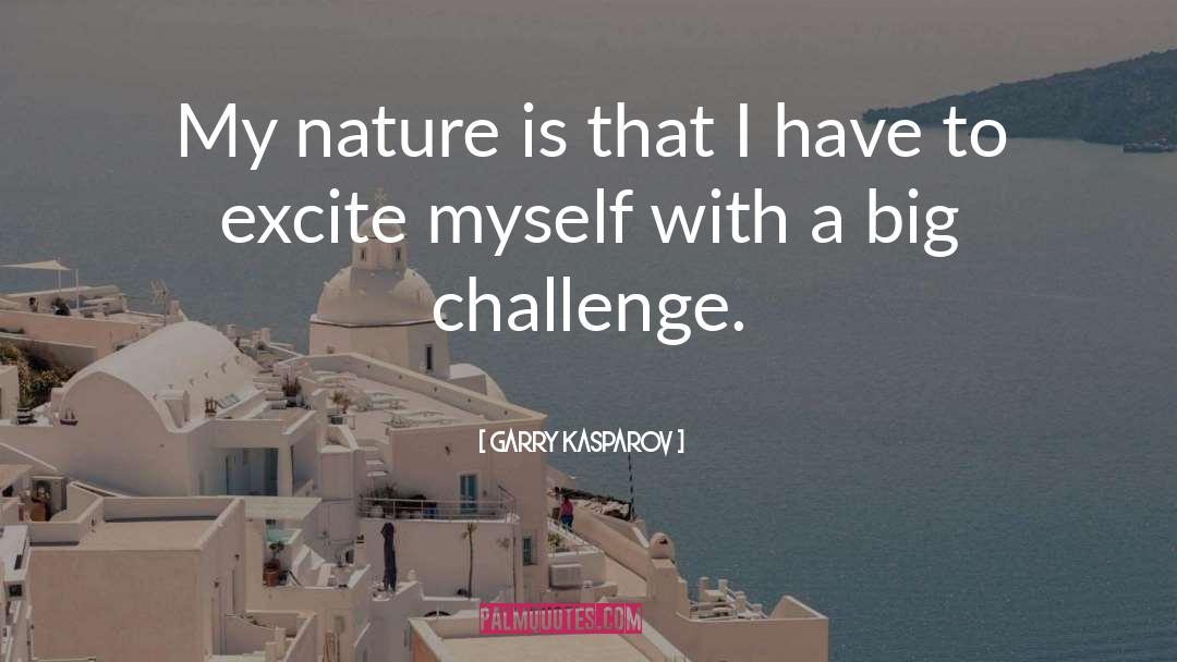 Big Challenges quotes by Garry Kasparov