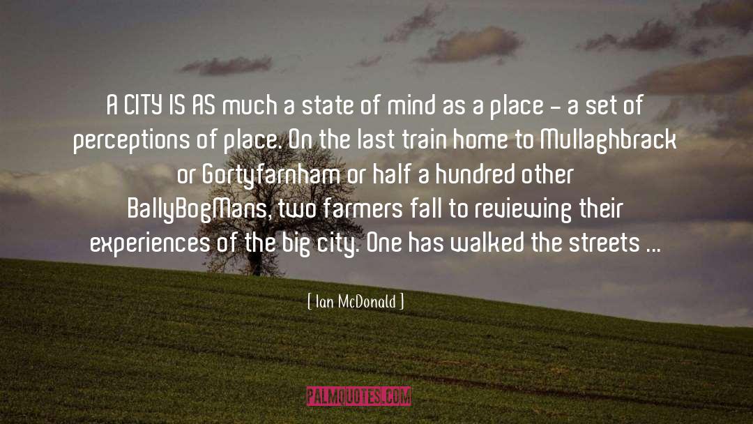 Big City quotes by Ian McDonald