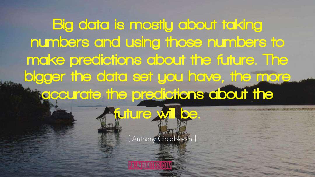 Big Data quotes by Anthony Goldbloom