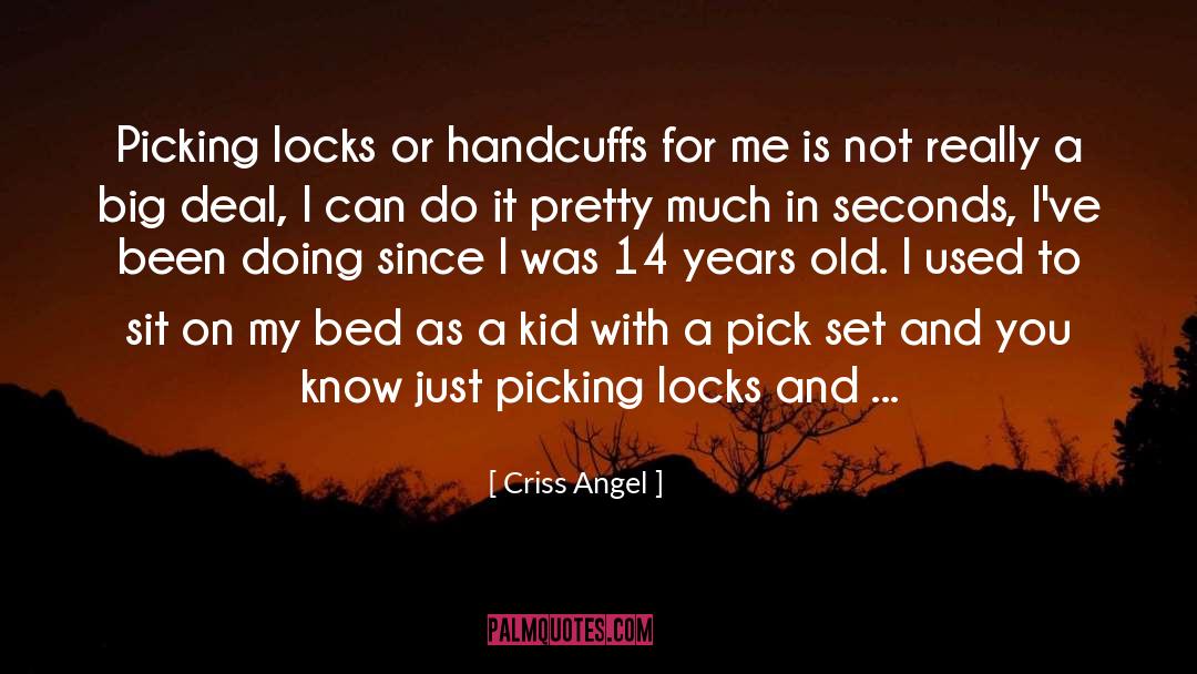 Big Deal quotes by Criss Angel