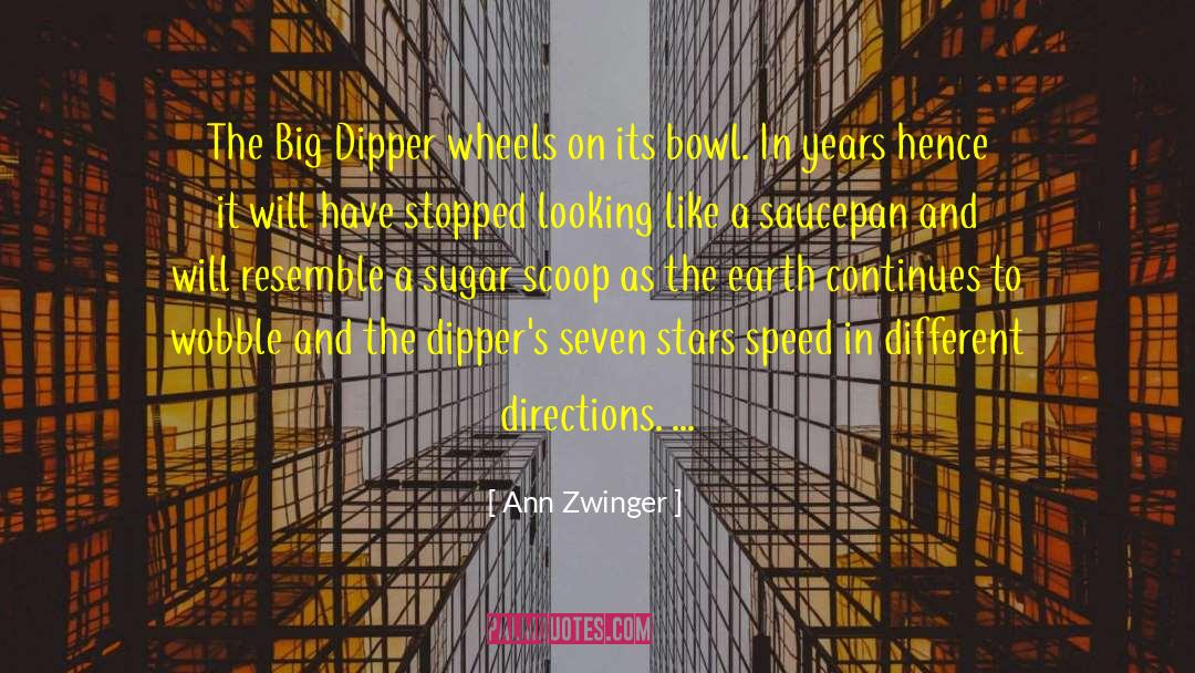 Big Dipper quotes by Ann Zwinger