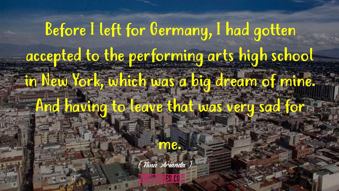 Big Dream quotes by Nina Arianda