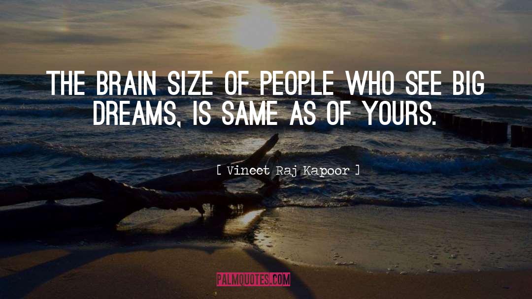 Big Dreams quotes by Vineet Raj Kapoor