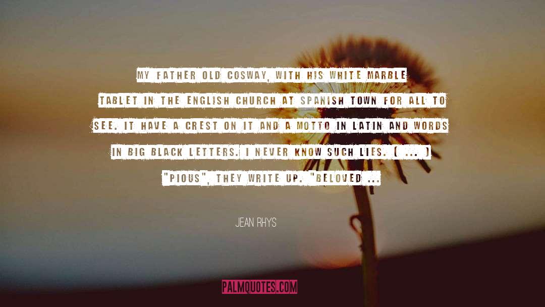 Big English Words quotes by Jean Rhys