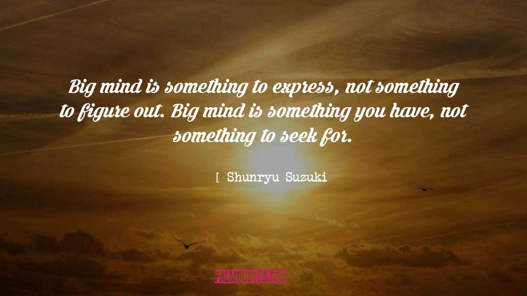 Big Families quotes by Shunryu Suzuki