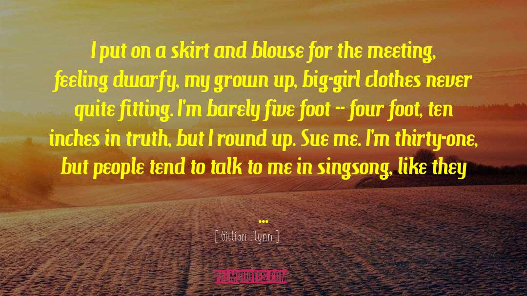 Big Girl quotes by Gillian Flynn