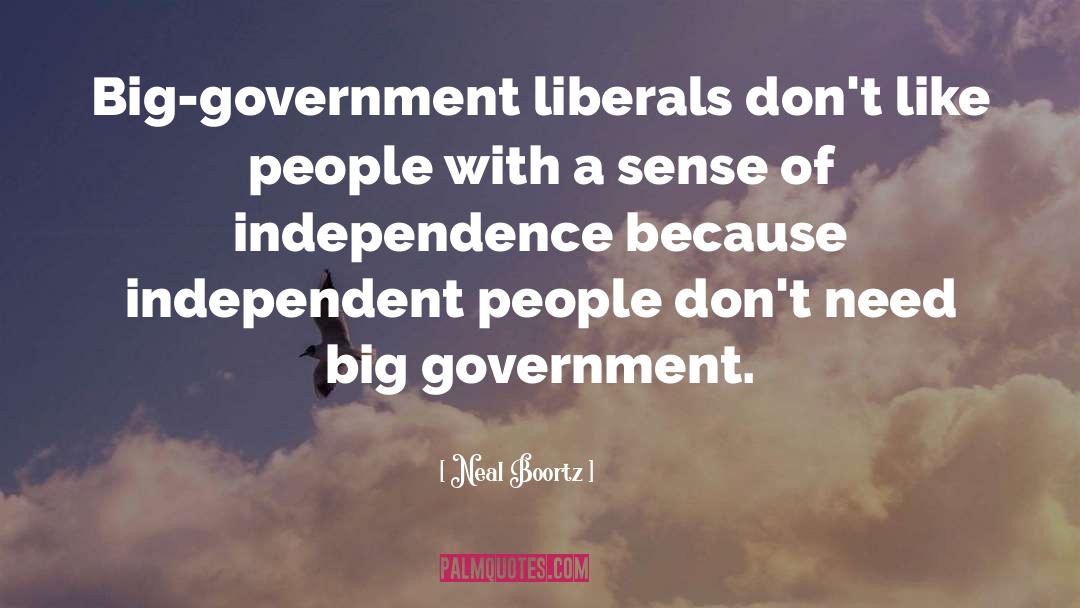 Big Government quotes by Neal Boortz