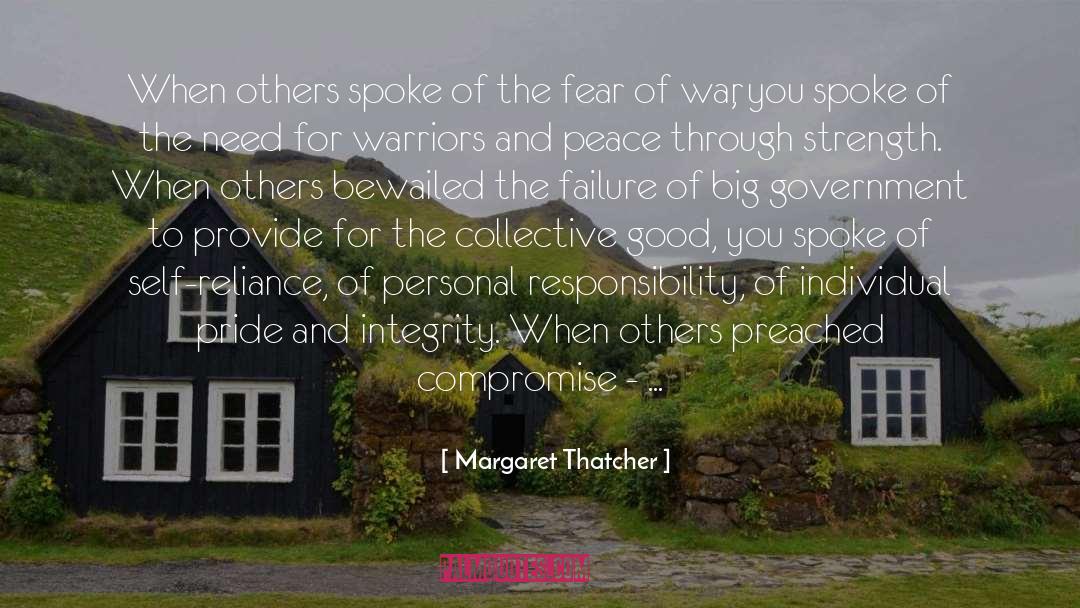 Big Government quotes by Margaret Thatcher