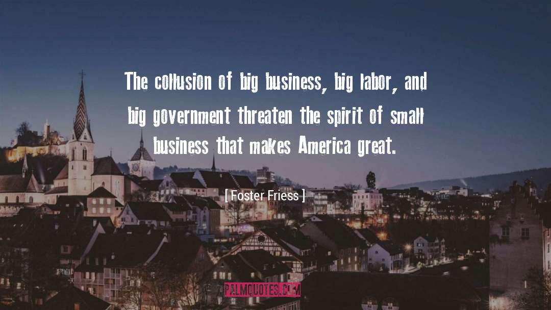 Big Government quotes by Foster Friess