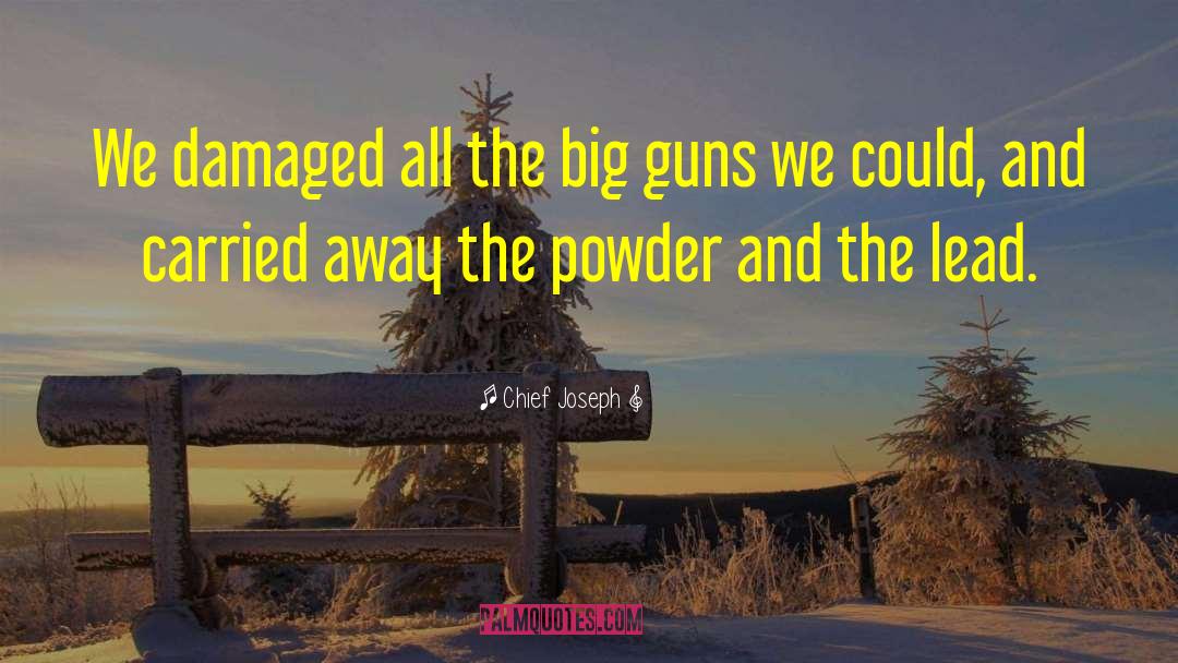 Big Guns quotes by Chief Joseph