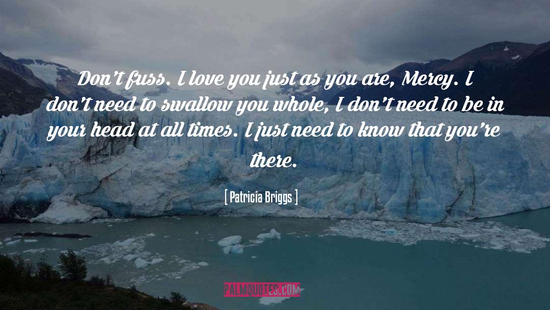 Big Head quotes by Patricia Briggs