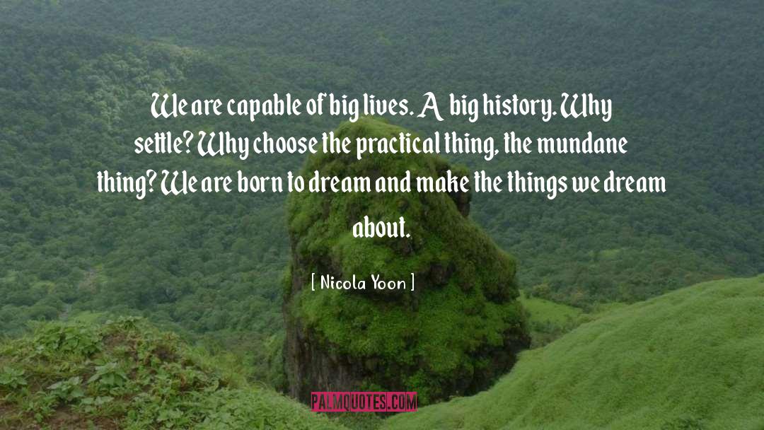 Big History quotes by Nicola Yoon