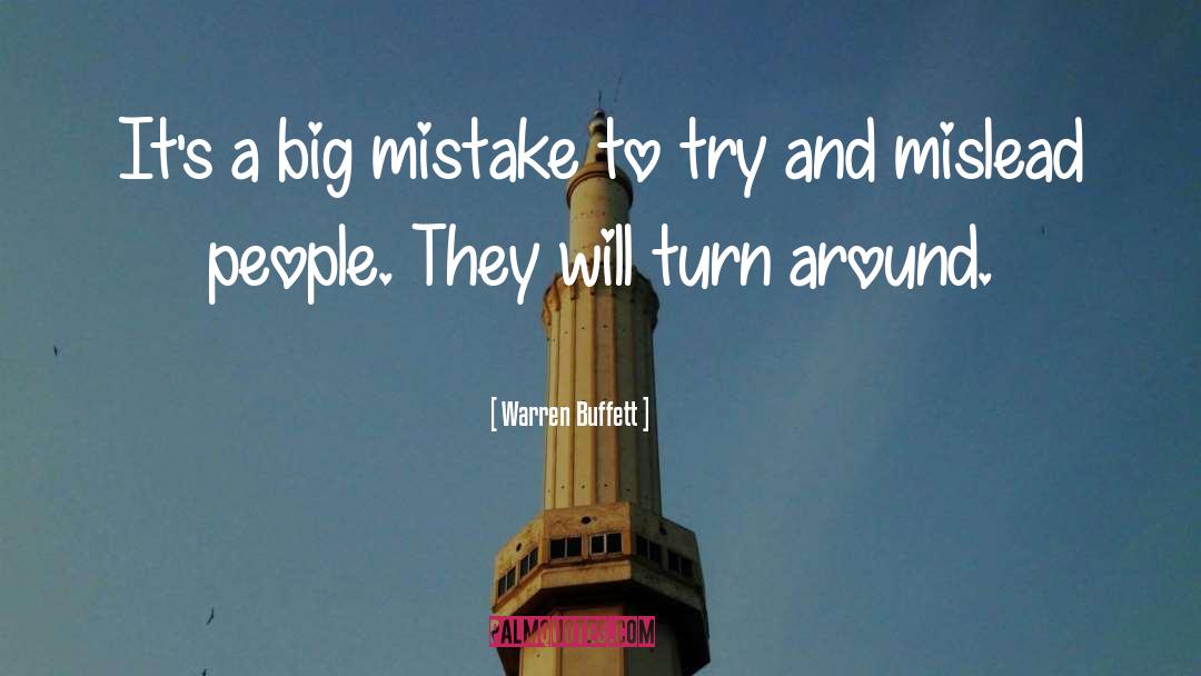 Big Mistake quotes by Warren Buffett