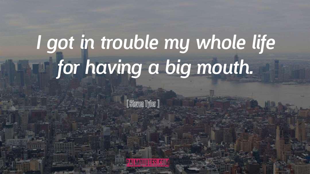 Big Mouth quotes by Steven Tyler