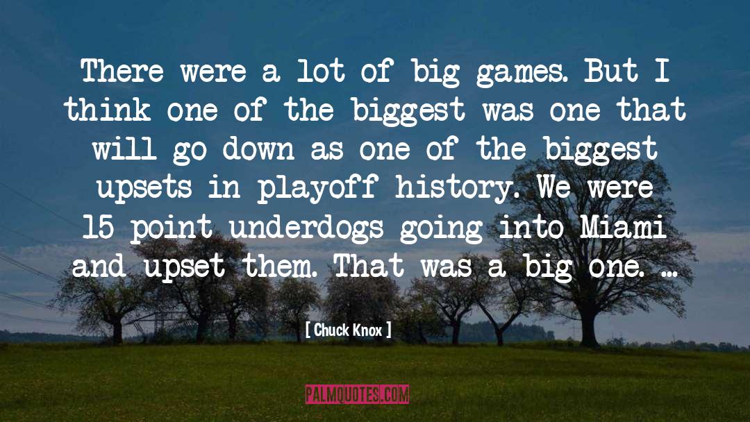 Big One quotes by Chuck Knox