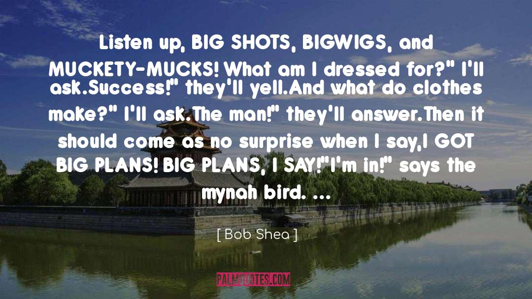 Big Plans quotes by Bob Shea