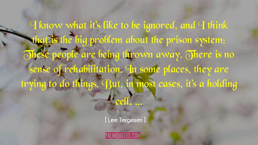 Big Problems quotes by Lee Tergesen