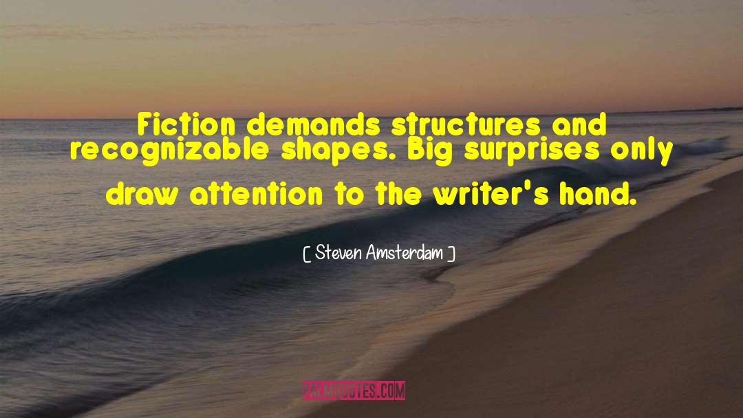 Big Surprises quotes by Steven Amsterdam