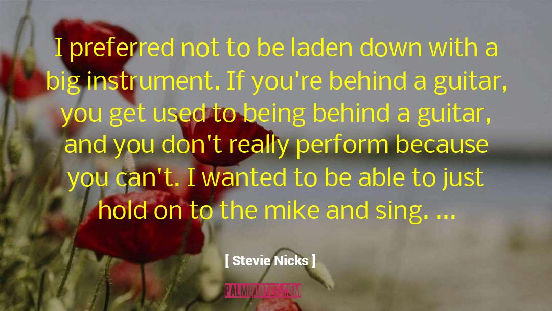 Big Timber quotes by Stevie Nicks