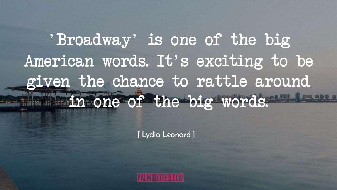 Big Words quotes by Lydia Leonard