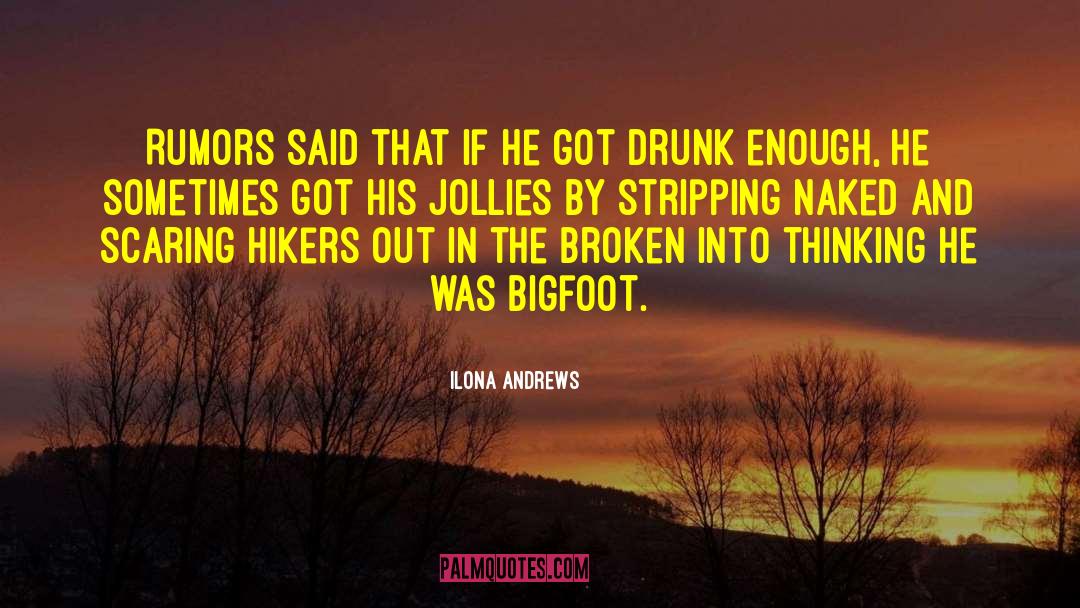 Bigfoot quotes by Ilona Andrews