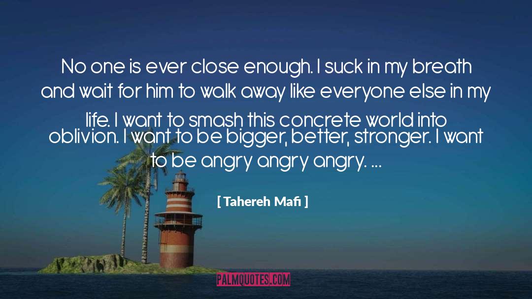 Bigger Better quotes by Tahereh Mafi