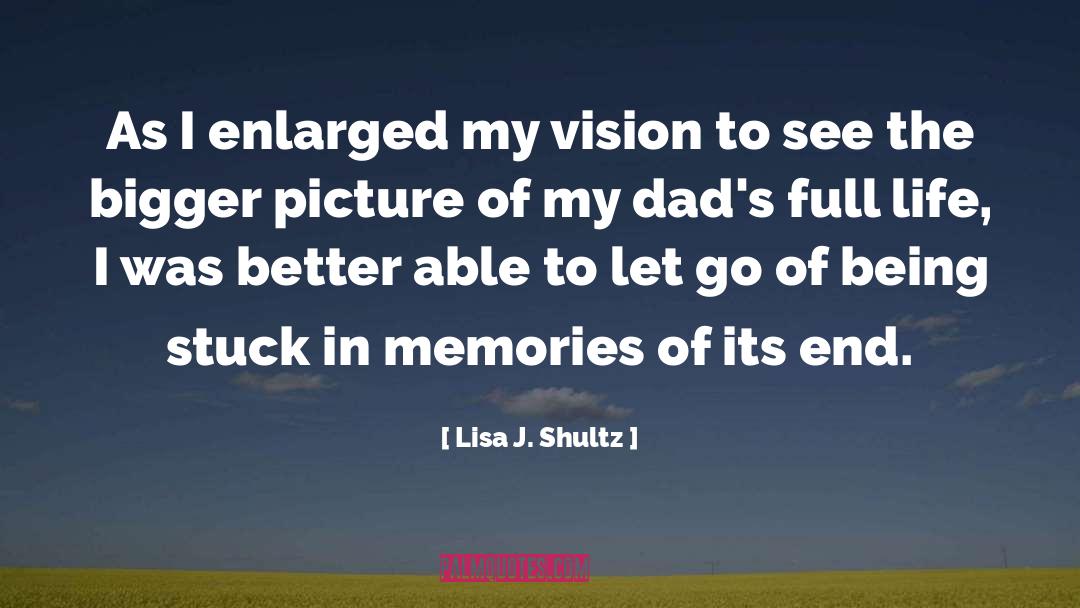 Bigger Picture quotes by Lisa J. Shultz