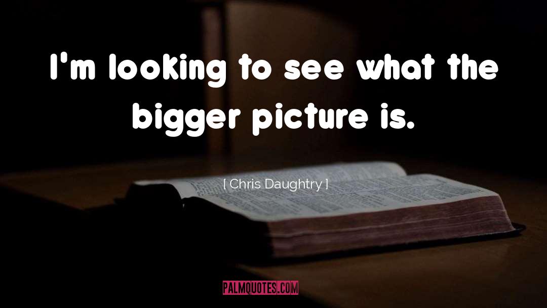 Bigger Picture quotes by Chris Daughtry
