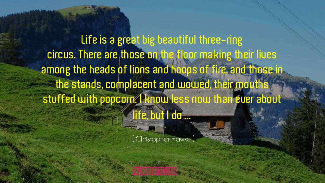 Bigger Than Life quotes by Christopher Hawke