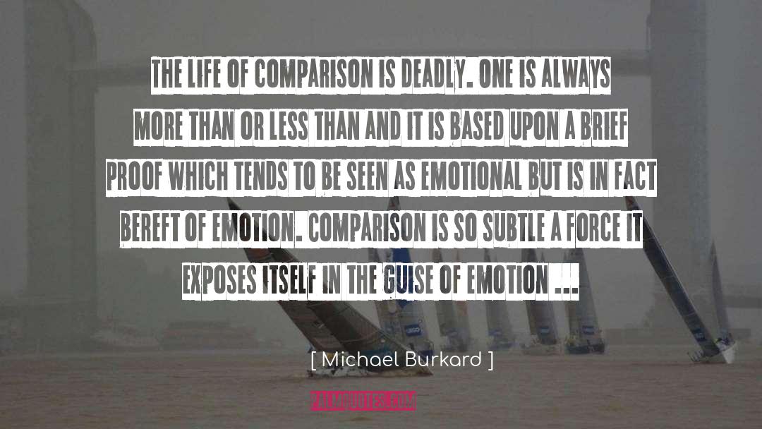 Bigger Than Life quotes by Michael Burkard