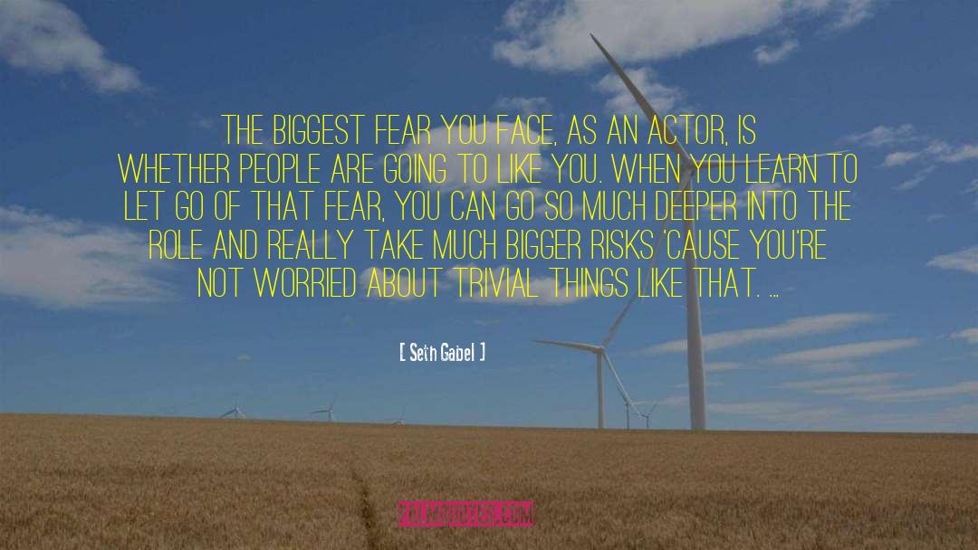 Biggest Fear quotes by Seth Gabel