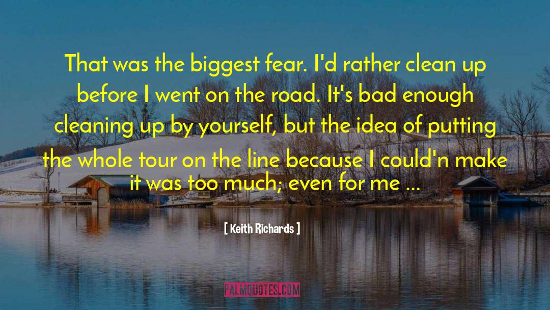 Biggest Fear quotes by Keith Richards