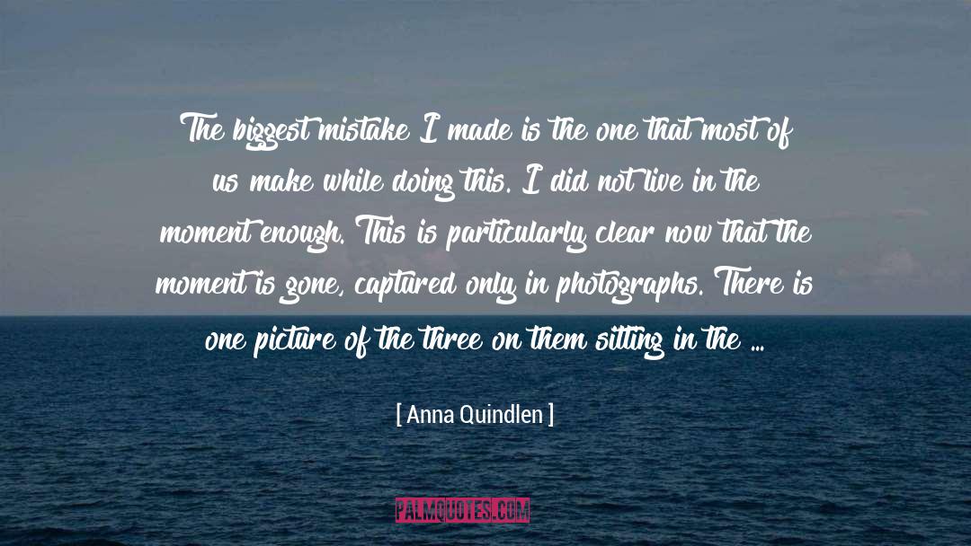 Biggest Mistake quotes by Anna Quindlen