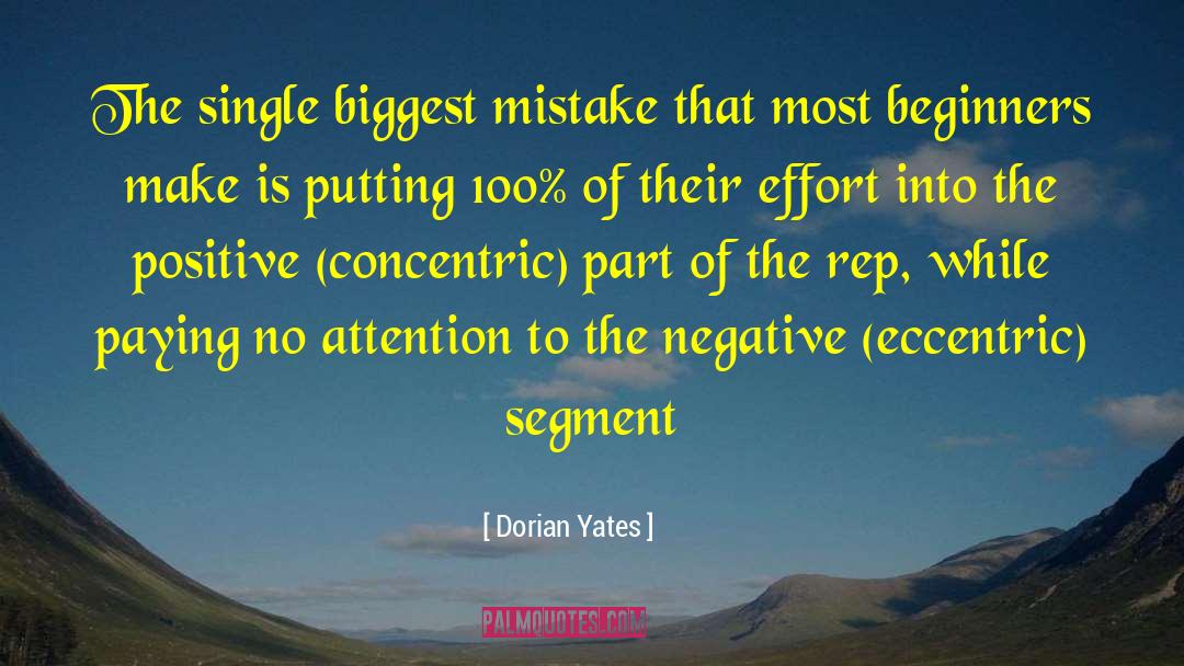Biggest Mistake quotes by Dorian Yates
