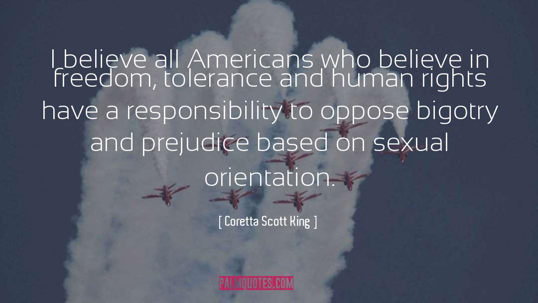 Bigotry quotes by Coretta Scott King