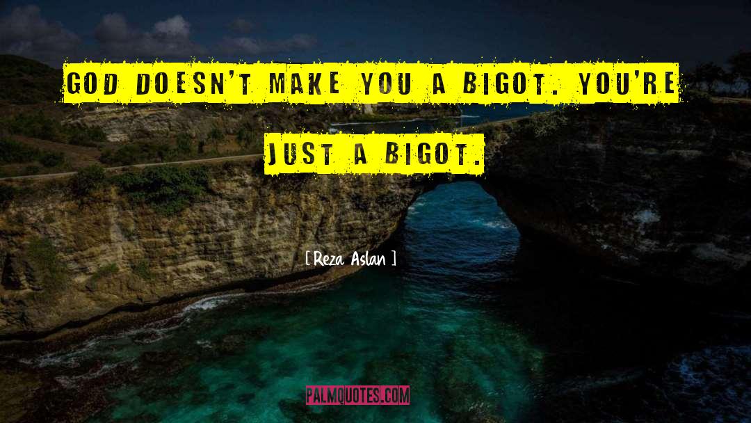 Bigots quotes by Reza Aslan