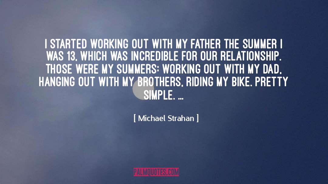 Bike quotes by Michael Strahan