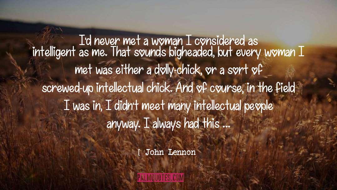 Biker Chick quotes by John Lennon