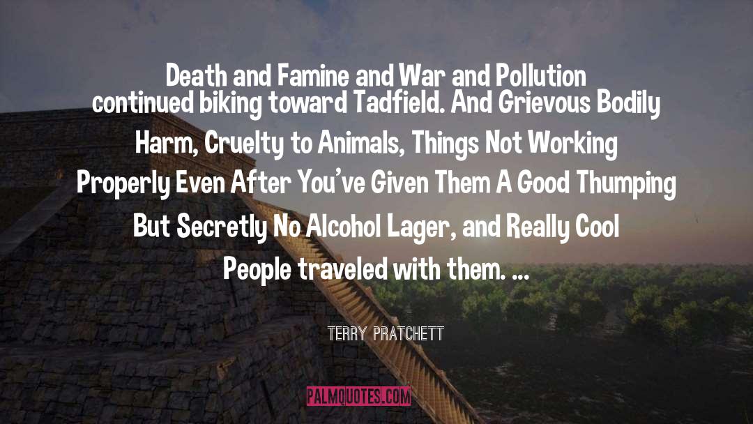 Biking Wanderlust quotes by Terry Pratchett