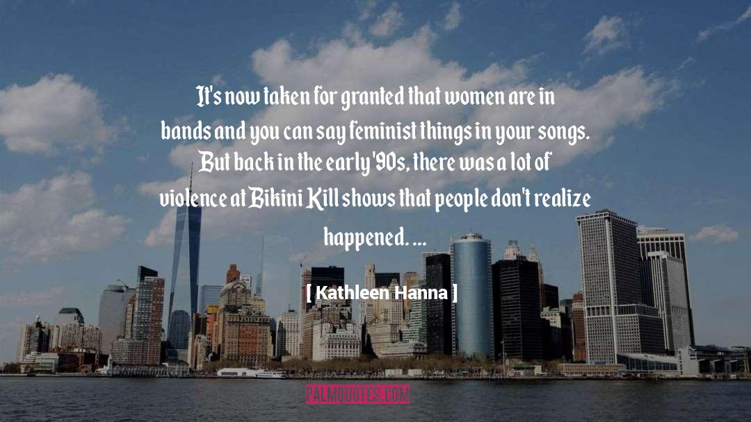 Bikini quotes by Kathleen Hanna