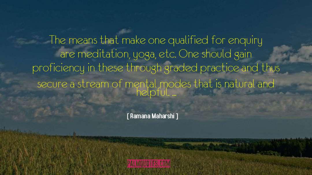 Bikram Yoga quotes by Ramana Maharshi