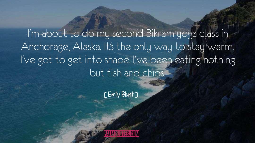 Bikram Yoga quotes by Emily Blunt
