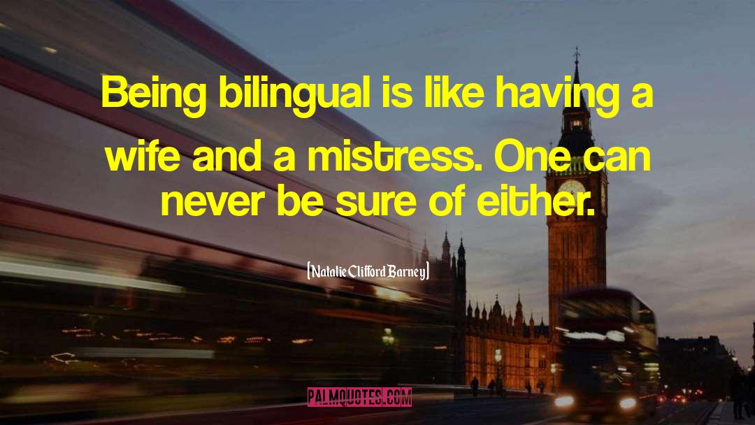 Bilingual quotes by Natalie Clifford Barney