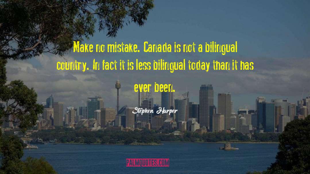 Bilingualism quotes by Stephen Harper