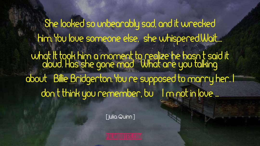 Billie Bridgerton quotes by Julia Quinn