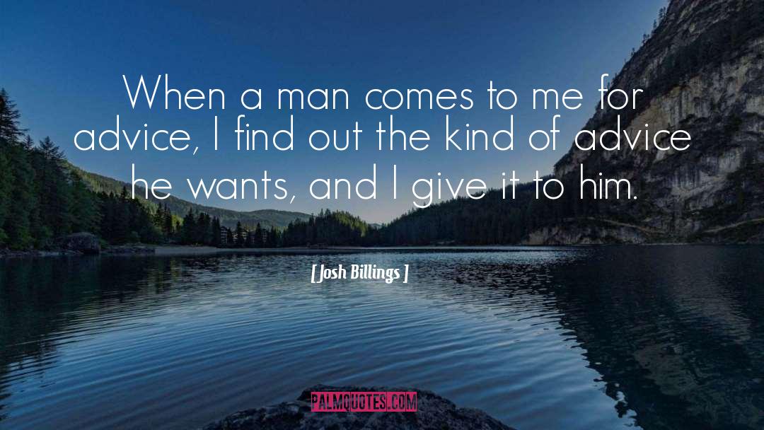 Billings quotes by Josh Billings