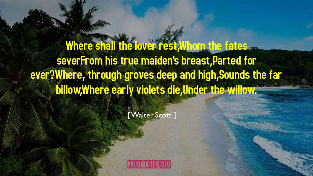 Billow quotes by Walter Scott